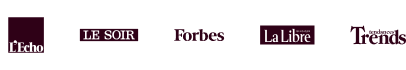 L’Echo, Le Soir, Forbes, La Libre, Trends